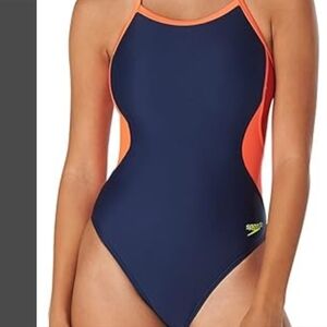 Speedo team Navy red Swimsuit